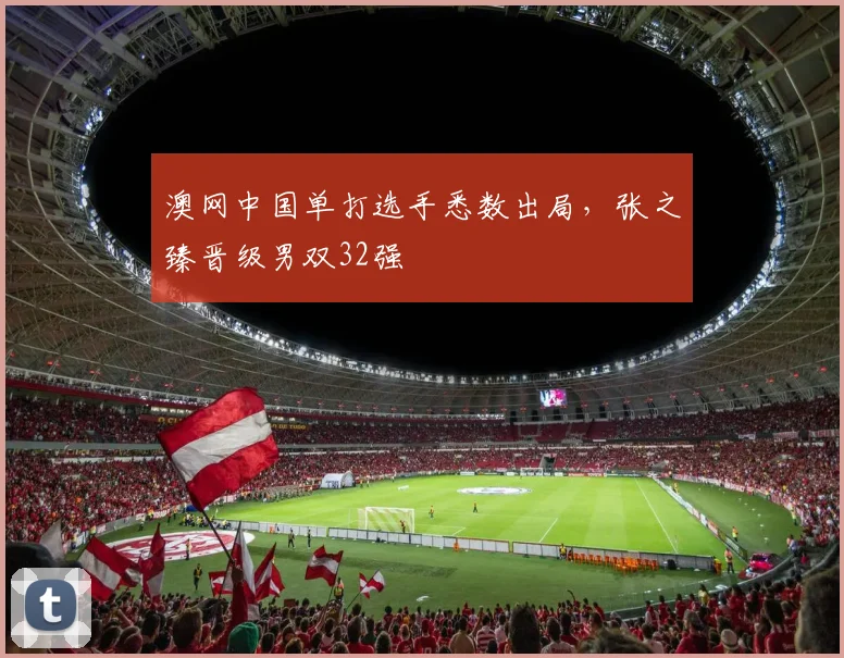 澳网中国单打选手悉数出局，张之臻晋级男双32强
